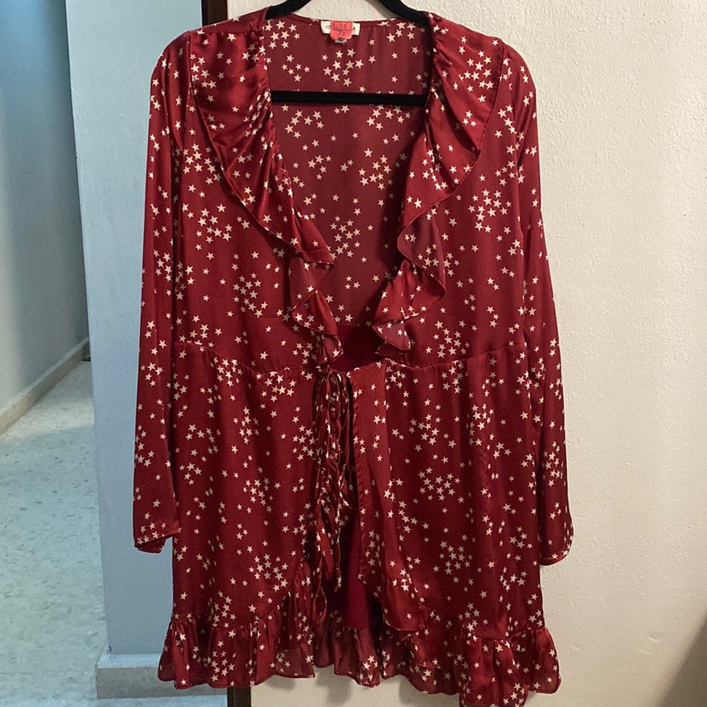 Cotton Candy LA satin red dress